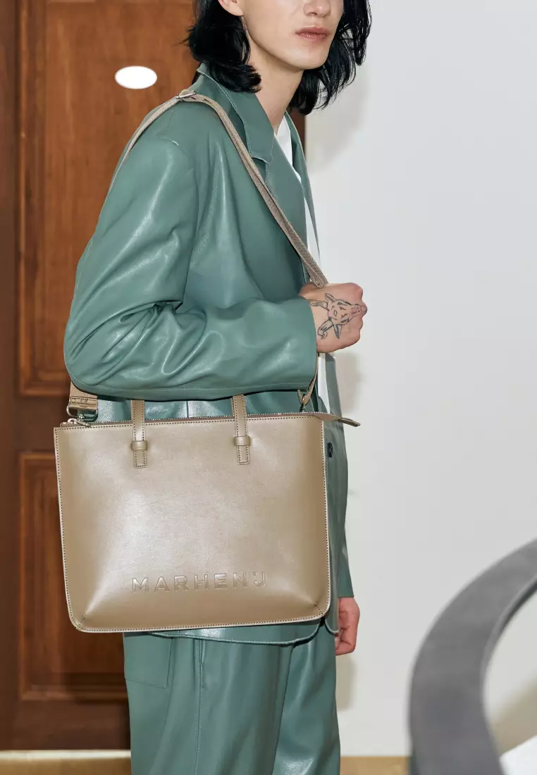 ALEX 13 Vegan Leather Crossbody Bag Sole Taupe