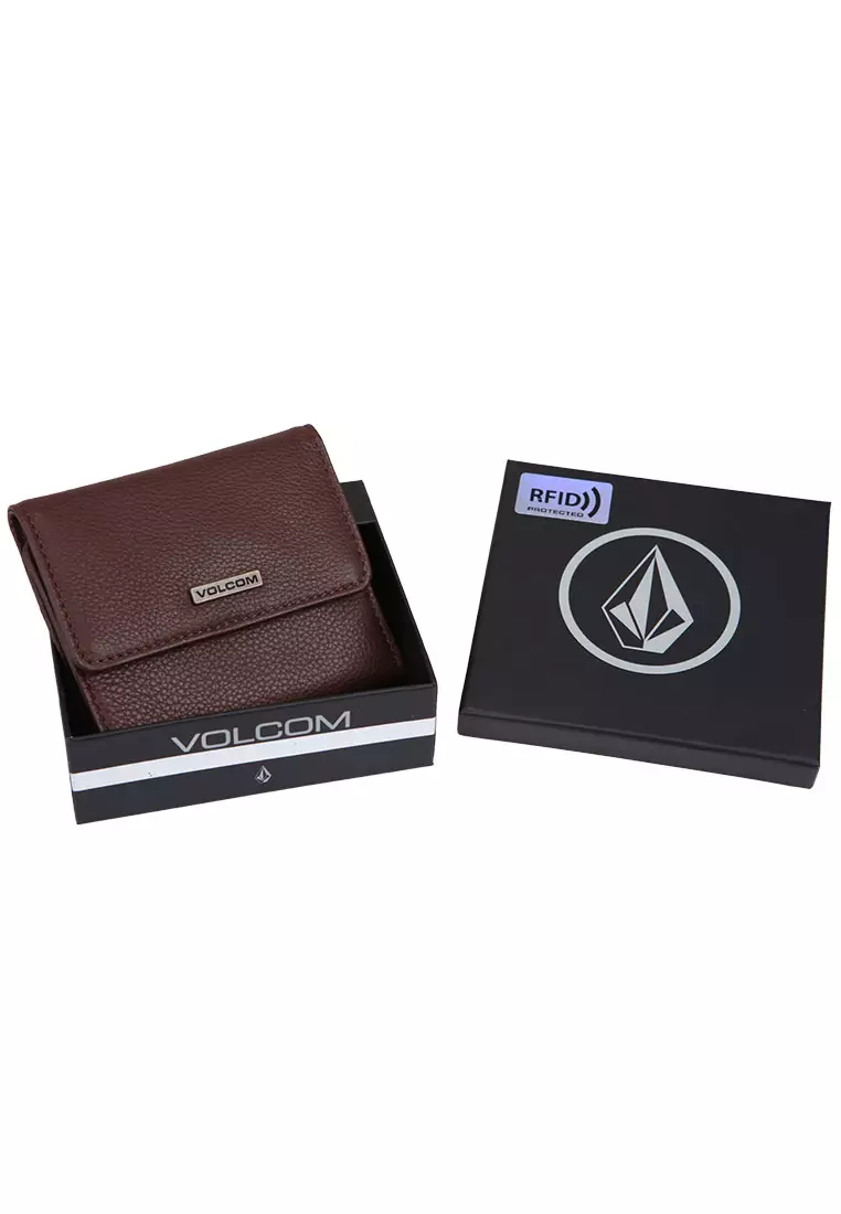 GLW MINITRIPI LEATHER WALLET BROWN