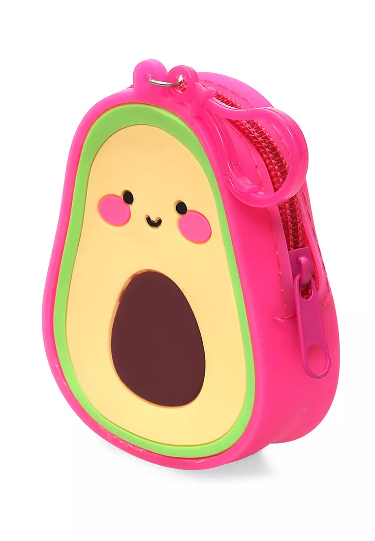 Chloe Dompet Jelly Anak Unisex Coin Purse Uniqe Design Material Silicone ORIGINAL - Merah Fanta