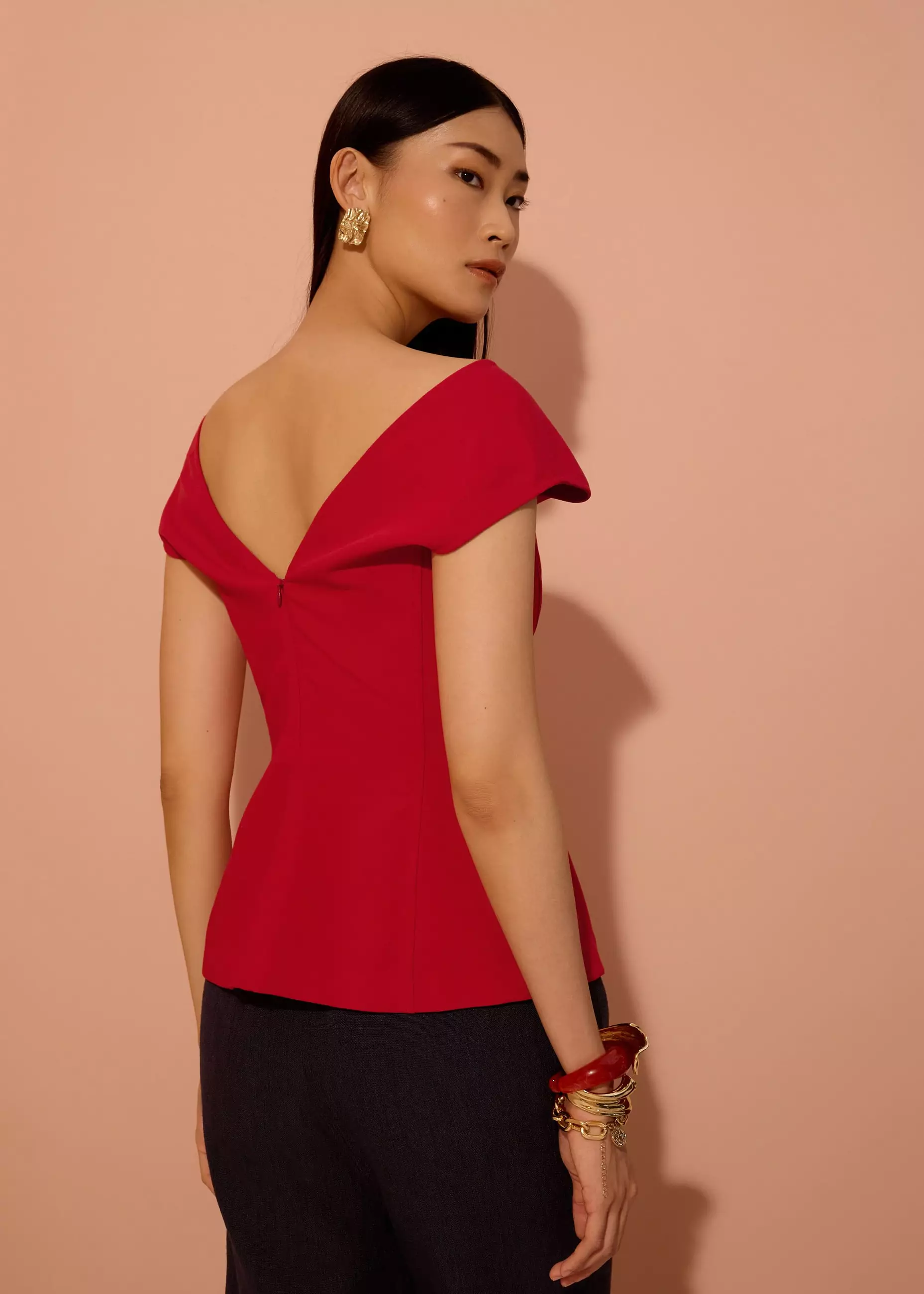 Atasan Wanita - Sofi V-neck Top