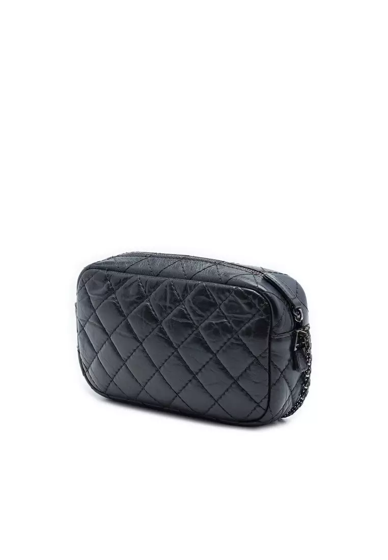 Pre-Loved Chanel Mini Quilted Aged Calfskin Reissue Camera Bag