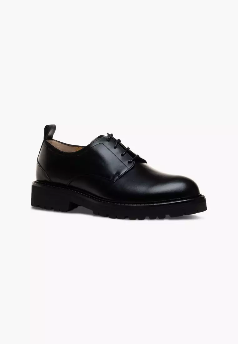 Brixton O Leather Espardilles - Black