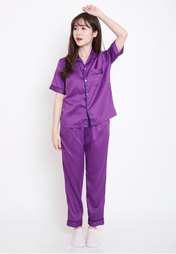 Maia purple set pajamas