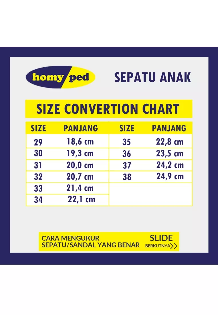 Homyped Genius 02 Sepatu Sekolah Anak Laki-laki dan Perempuan (Unisex)