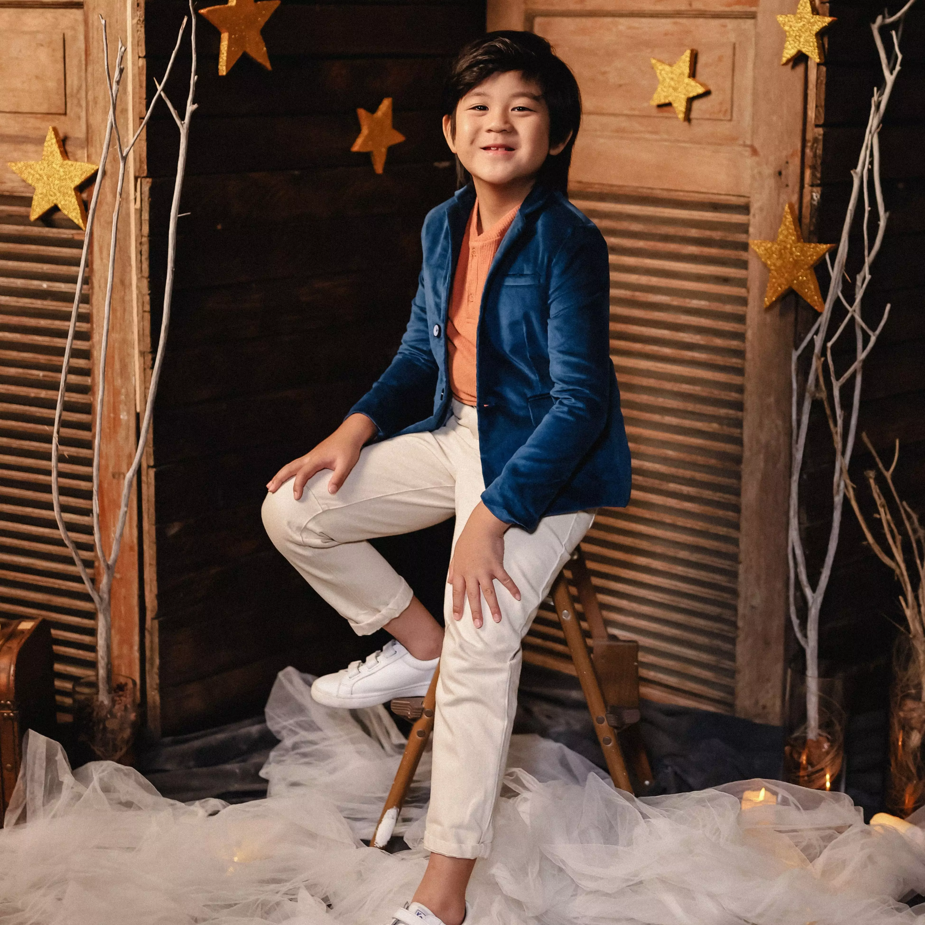 Gingersnaps Winter Thrift Shop Jacket - Jaket Anak Laki (Biru Tua)