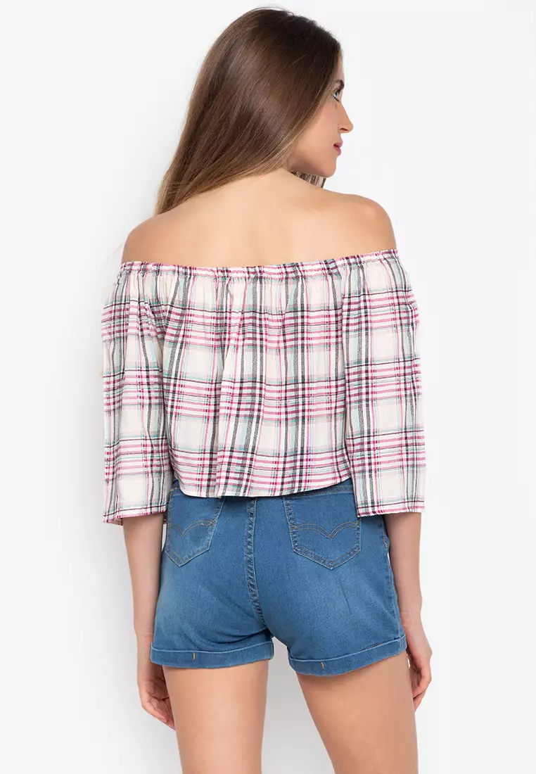 Buy Next Off Shoulders Crop Top 2025 Online Zalora Philippines