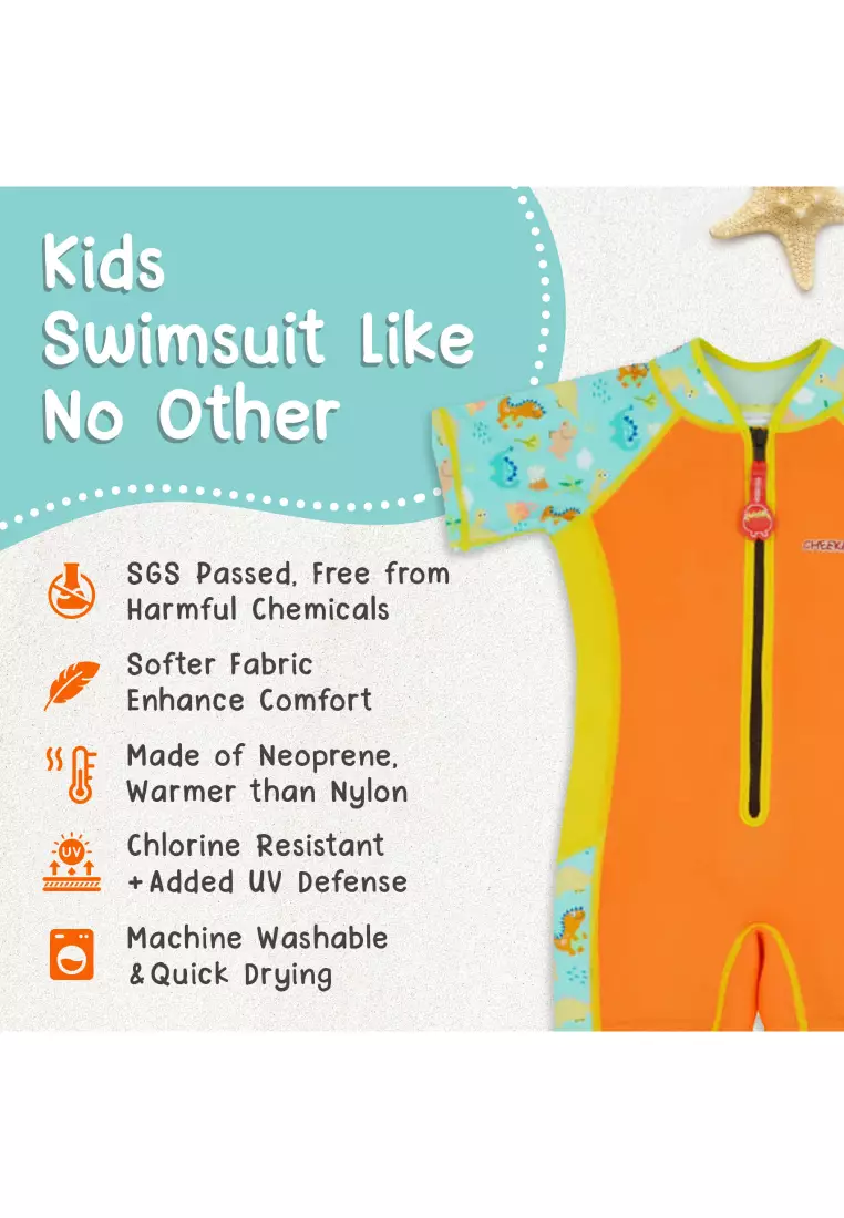 Buy Cheekaaboo Wobbie Kids Thermal Swimsuit in LIGHT GREEN 2024 Online