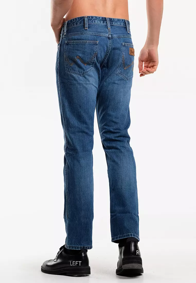Wrangler Men's Denim Jeans Greensboro Fit