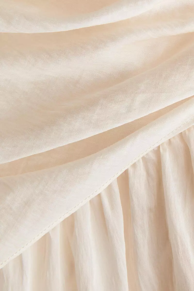 Draped bandeau dress