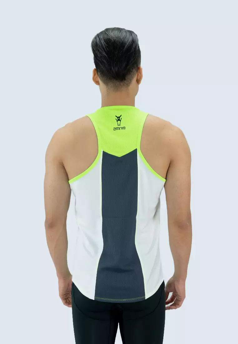 Amnig Men Legerity Running Singlet (Yellow)