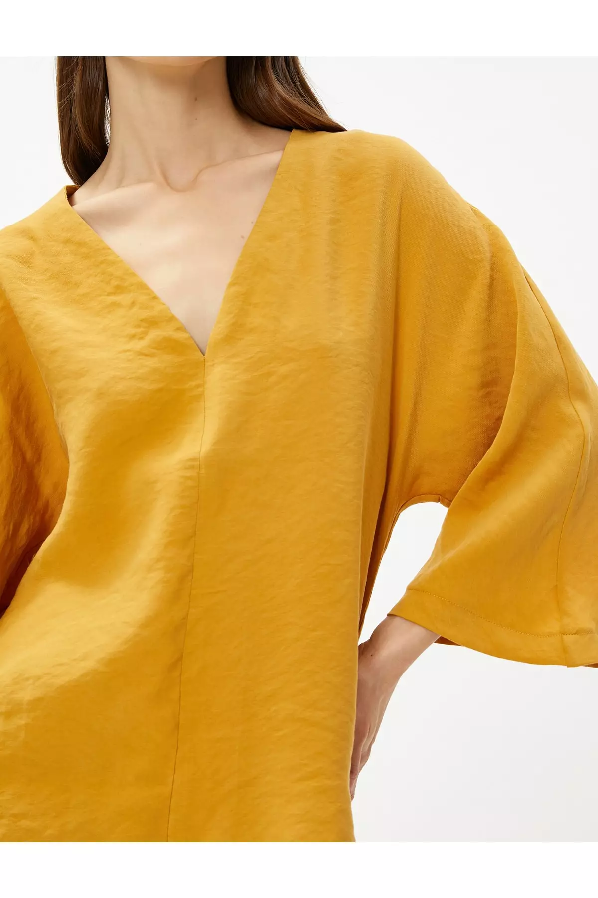 Buy KOTON Textured V-Neck Top 2024 Online | ZALORA