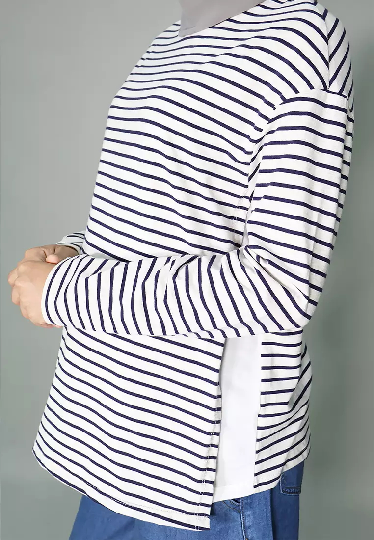 Beige Maternity & Nursing Long Sleeve Top