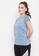 Clovia grey Clovia Comfort-Fit Active T-shirt in Grey FF626AA3915109GS_4