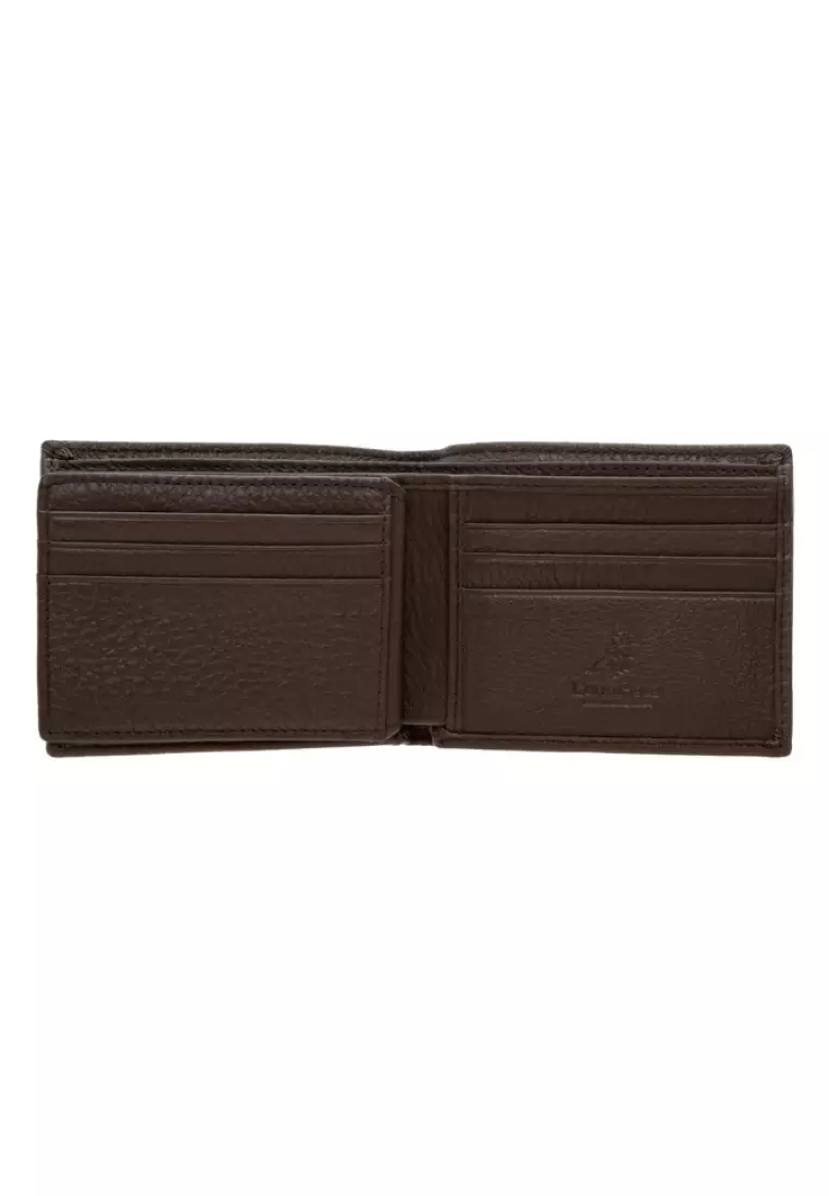 Euro Polo Pebble Leather Flip Dual ID Bifold Wallet EWB 40352