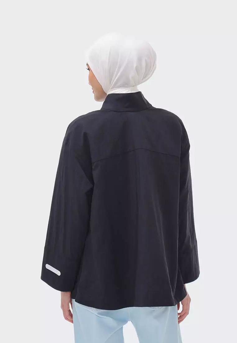 Ria Miranda Black Damma Top