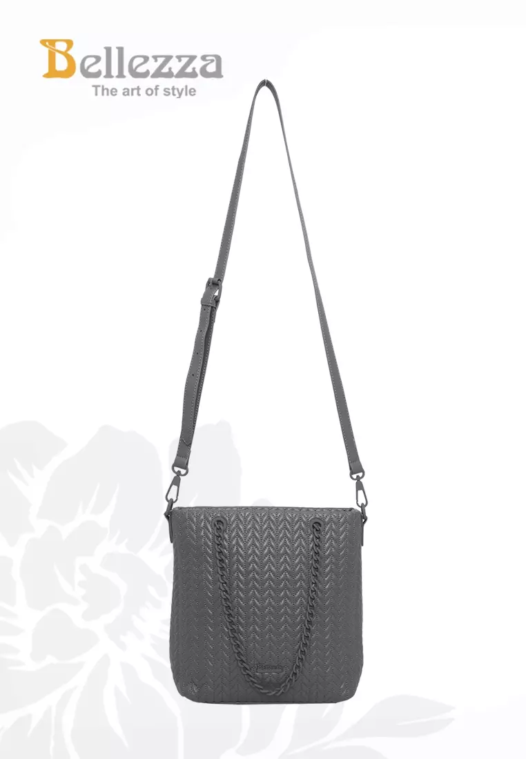 Bellezza Handbag CZ232 Grey