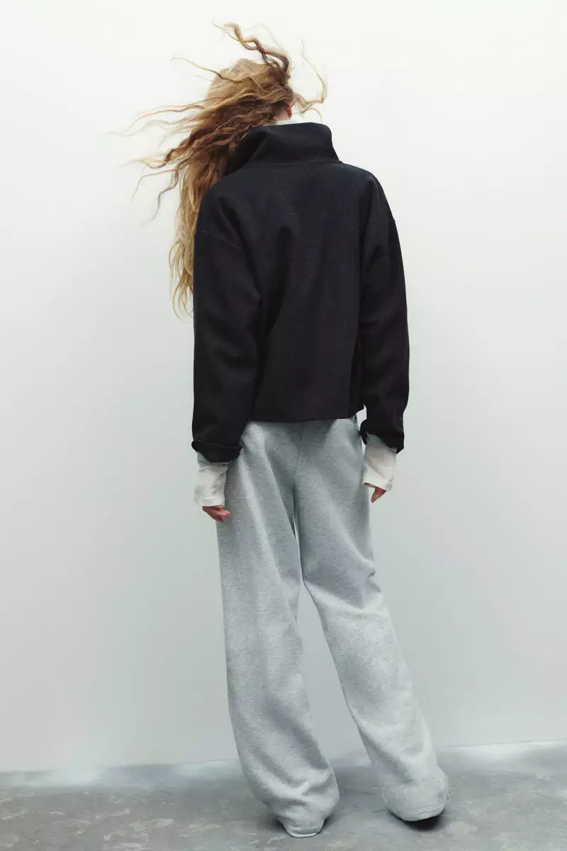 Zip-through sweatshirt