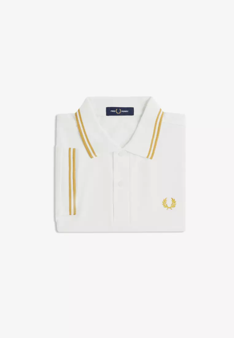 Buy Fred Perry Fred Perry M3600 Twin Tipped Fred Perry Shirt (Snow
