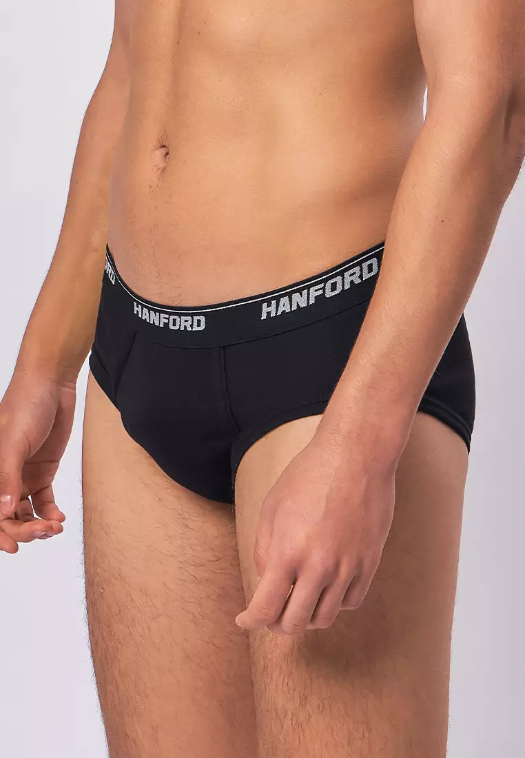 Premium Ribbed Cotton Hipster Men's Briefs Colton - Assorted Colors (3in1 Pack)