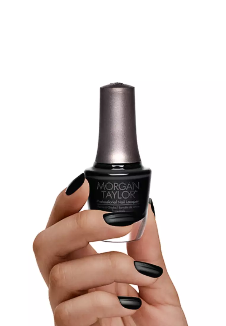 Morgan Taylor Nail Lacquer Core Color - Black Shadow 15ml [MT3110830]