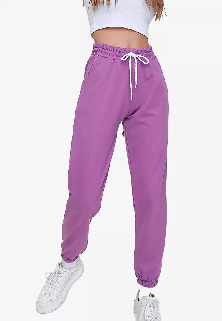 Womens straight clearance hem joggers