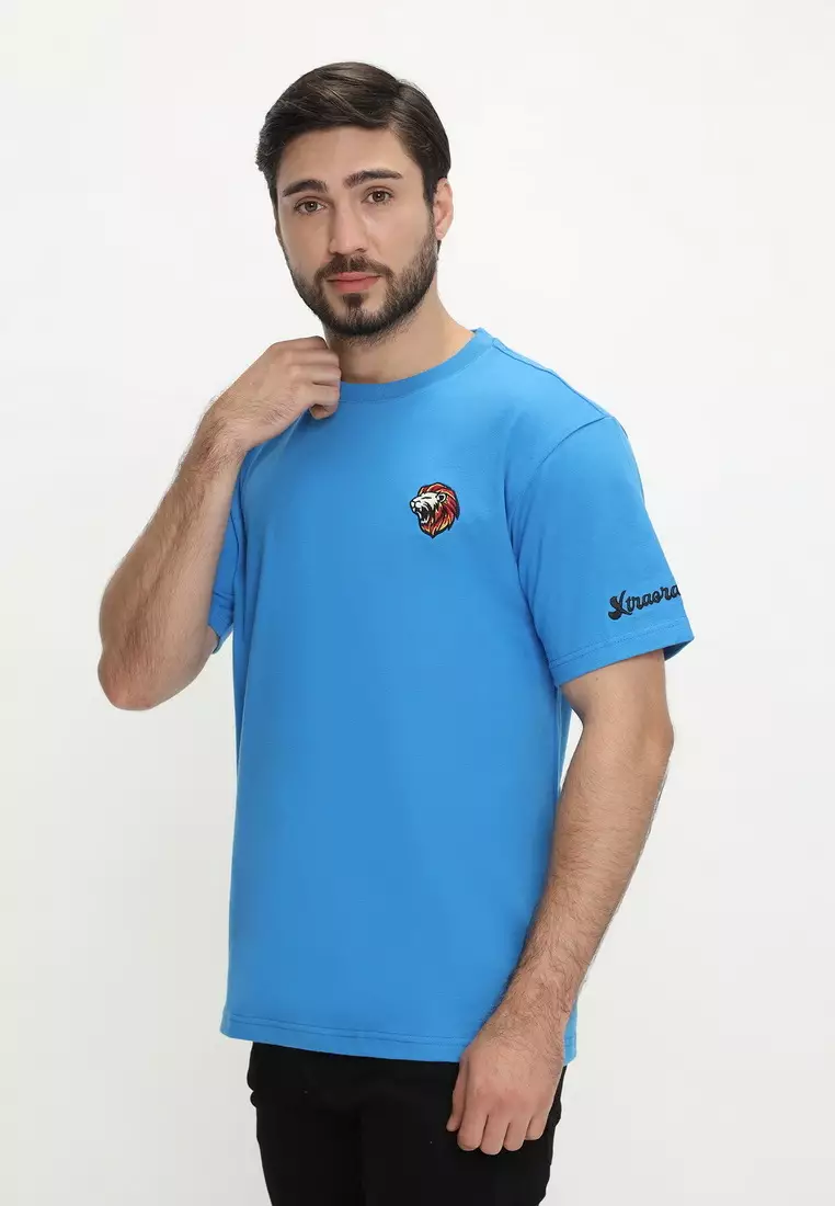 NX T-Shirt Cotton Combed Tebal Sablon Bordir Pria 207370171