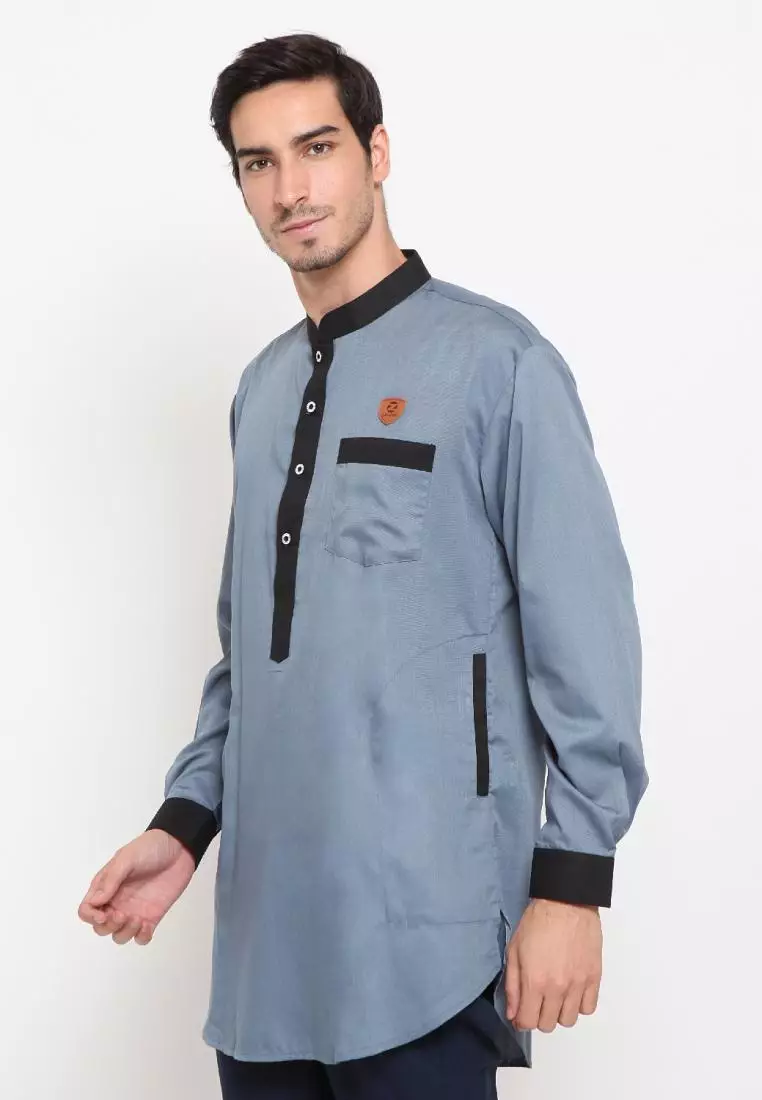 Zayidan Baju Koko Gamis Muslim Pria Ghafar - Abu