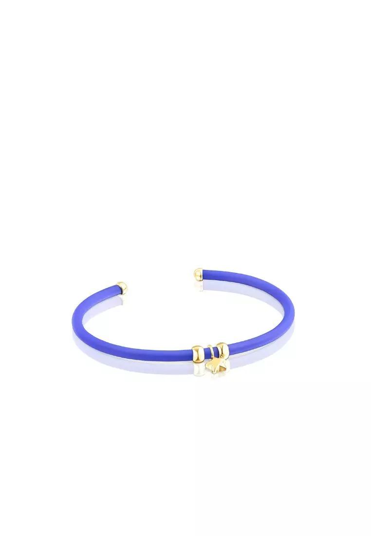 Buy TOUS TOUS St. Tropez Caucho Blue Star and Silver Vermeil Bracelet 2024  Online | ZALORA Singapore