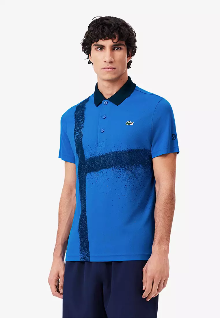 LACOSTE NOVAK DJOKOVIC ポロシャツ　テニス　ストライプ　M Buy Original Lacoste Tennis x Novak Djokovic On Court Polo