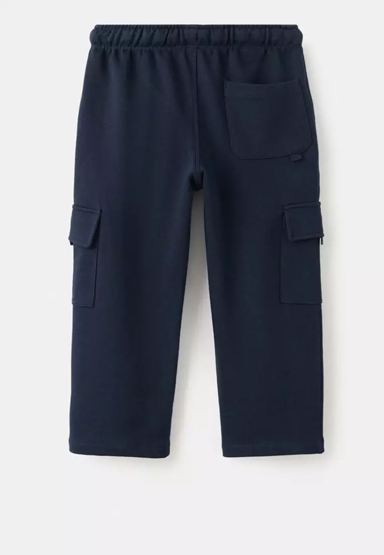 Cotton Cargo Jogger Pants