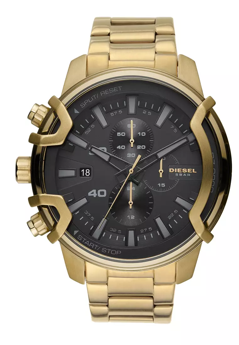 All gold diesel watch new arrivals