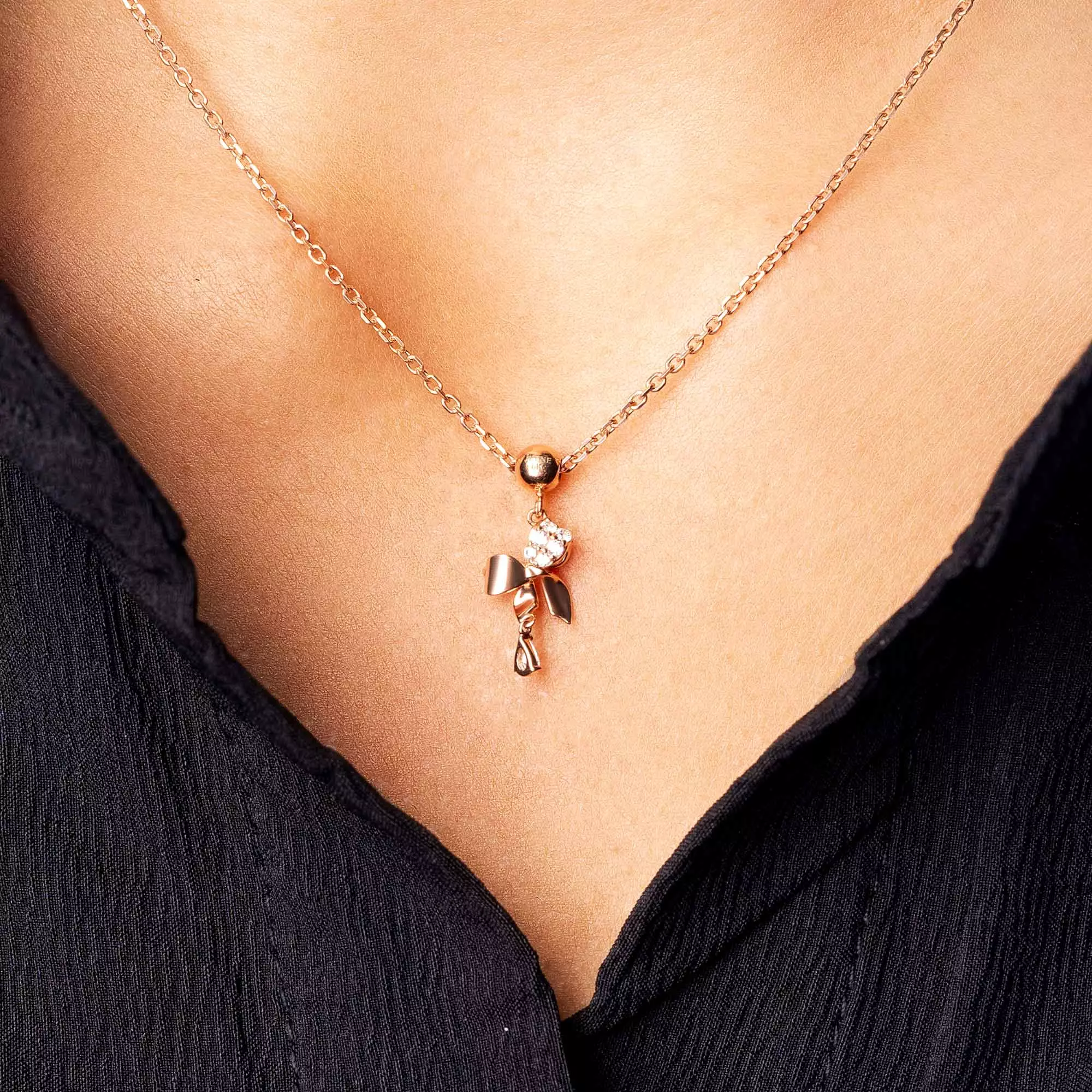 Liontin Emas 7k - Bells Gold Charm - With Love Collection - Cassandra Lee x Juene Jewelry