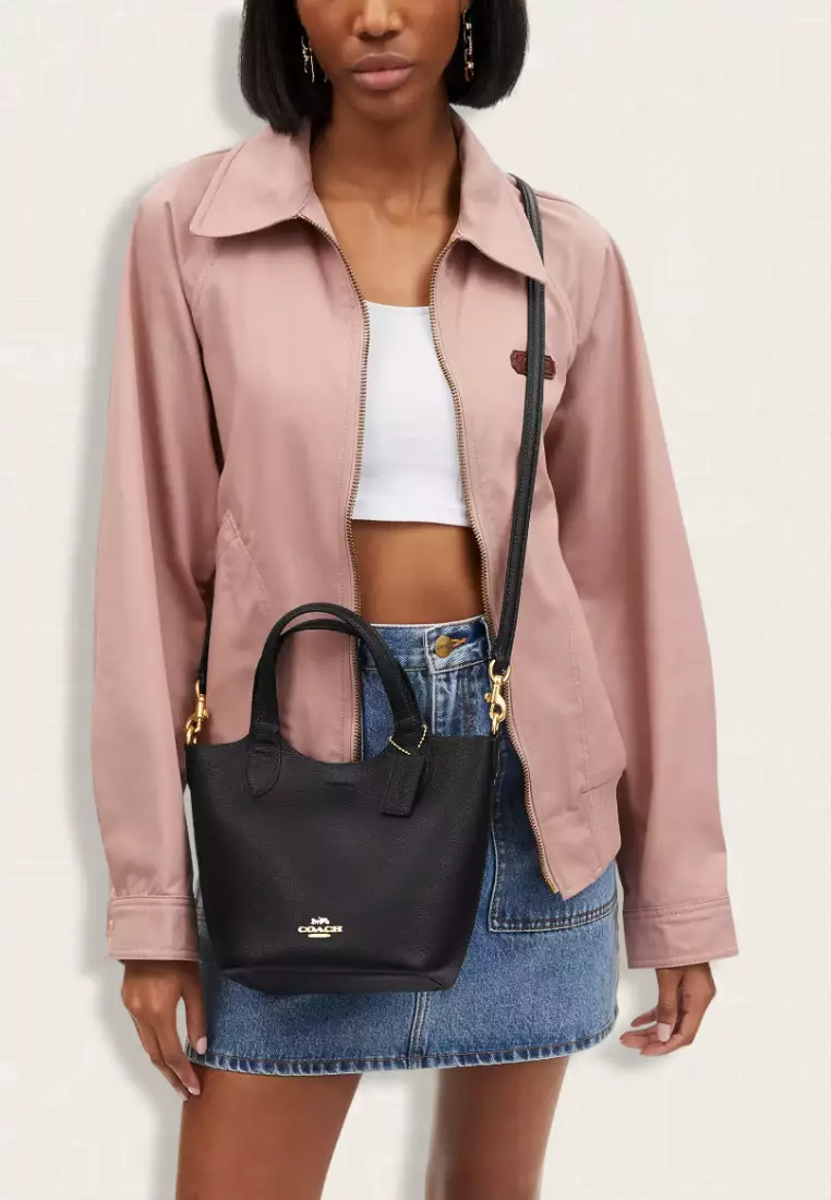 Coach Hanna Bucket Bag Black