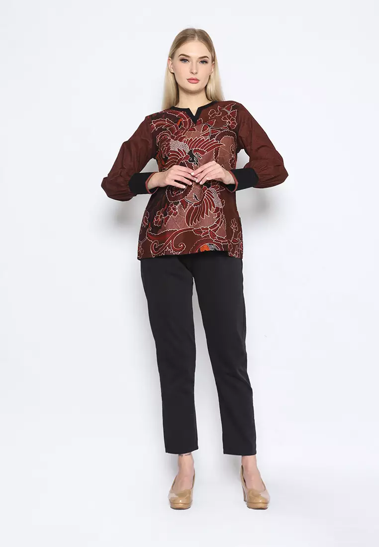 My Aksa batik Wanita Blouse Cassia Cairo