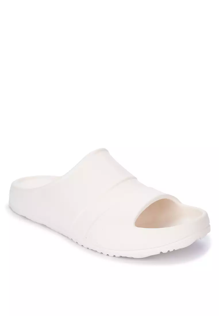 Sperry white shop cap slide sandal