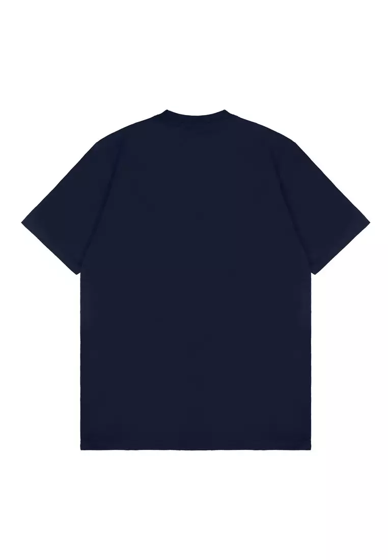 3Second Men's T-Shirt Short Sleeve Regular Fit Cotton Logo Script Spica 301124