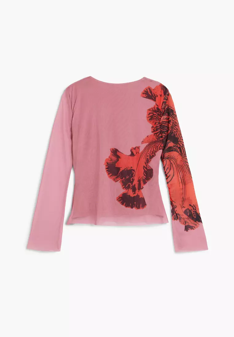 Expanded flower T-shirt