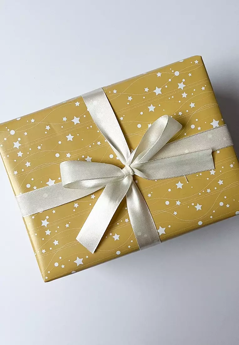 Gold top gift wrap