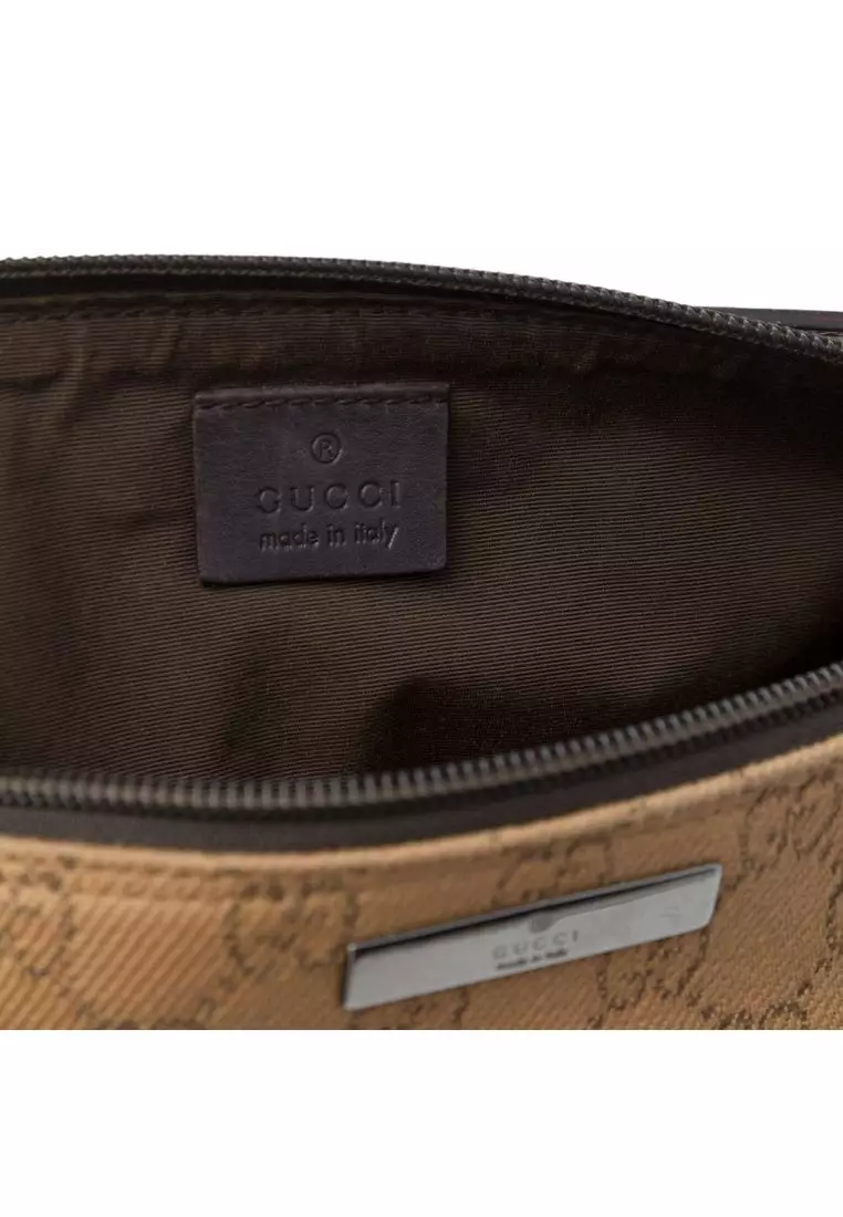 Pre-Loved Gucci Gg Canvas Boat
