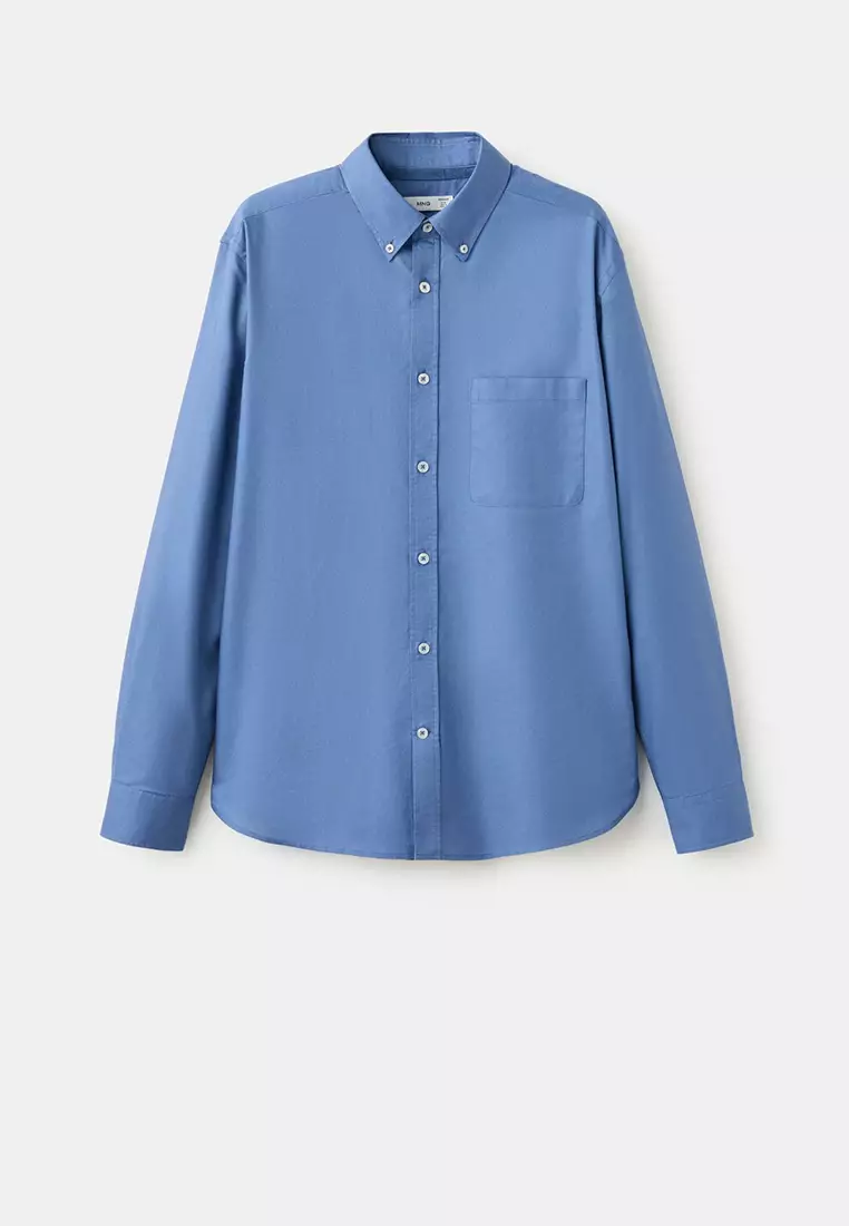 100% Cotton Regular Fit Lightweight Oxford Shirt