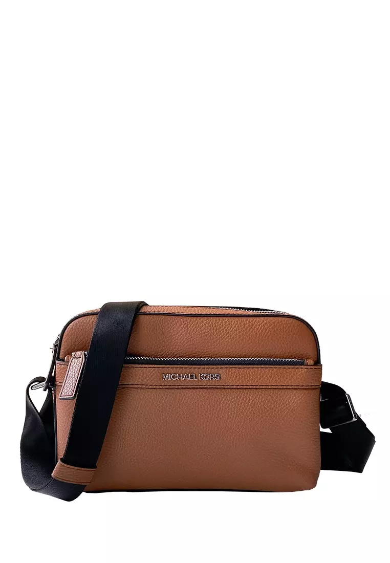 Michael kors clearance leather camera bag