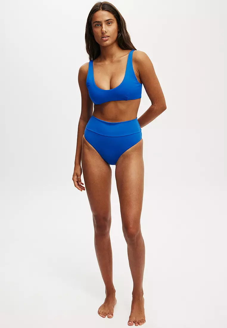 Smoothing Plunge Front Bikini Top