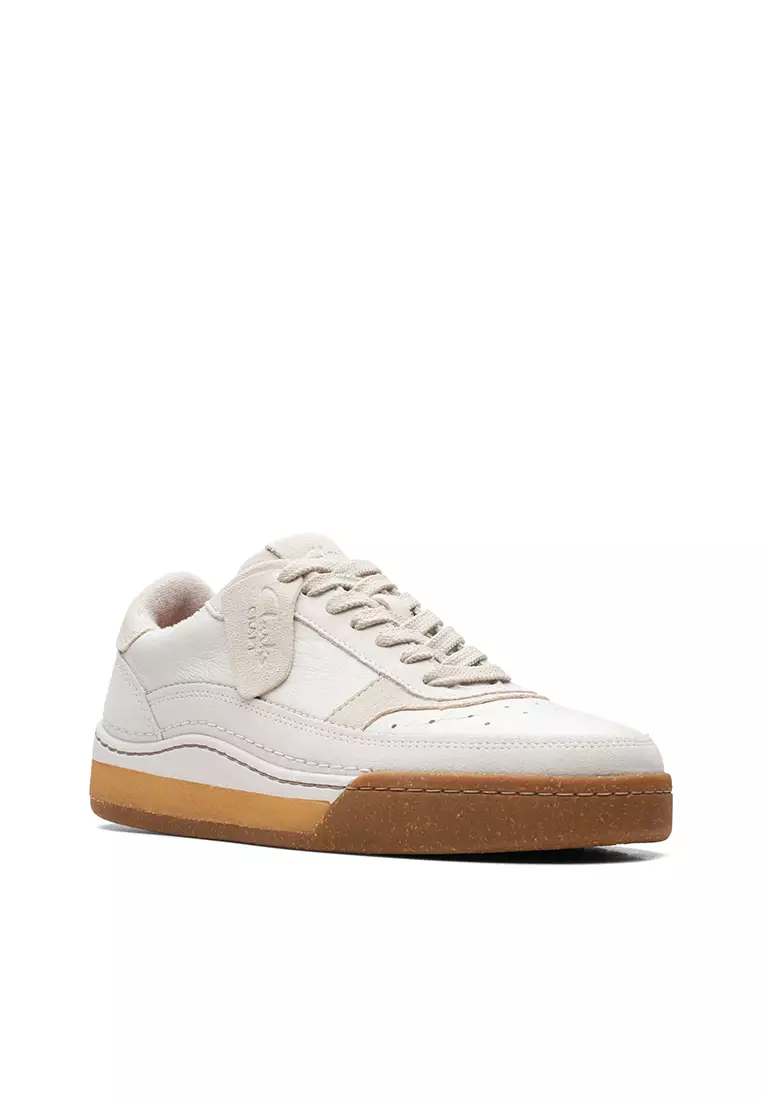 Clarks white trainers hotsell