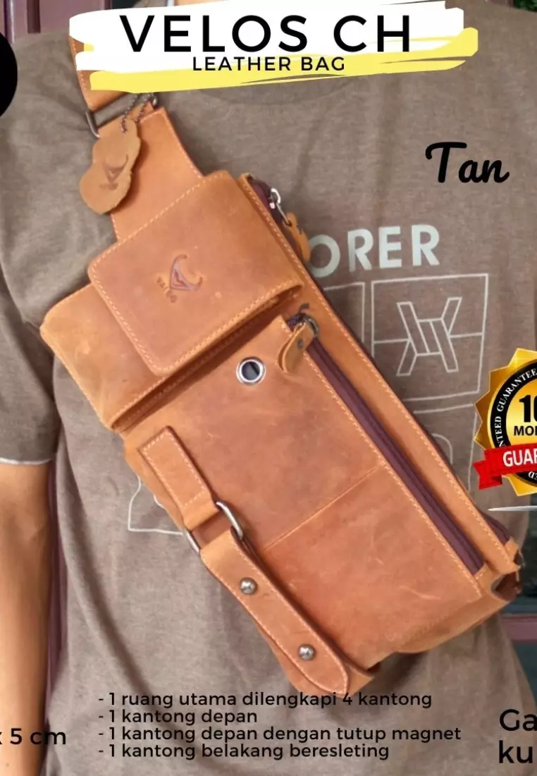 VELOS CH Crazy Horse Waist Bag