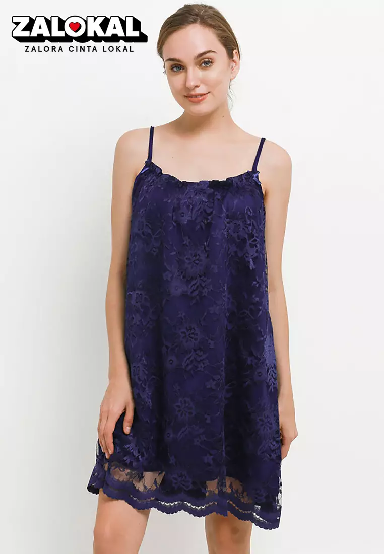 Daster Dress Sleepwear Satin Silk