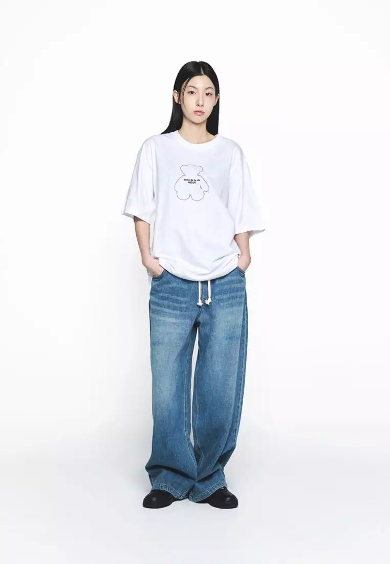 Bear Doll Line Archive Short Sleeve T-Shirt White