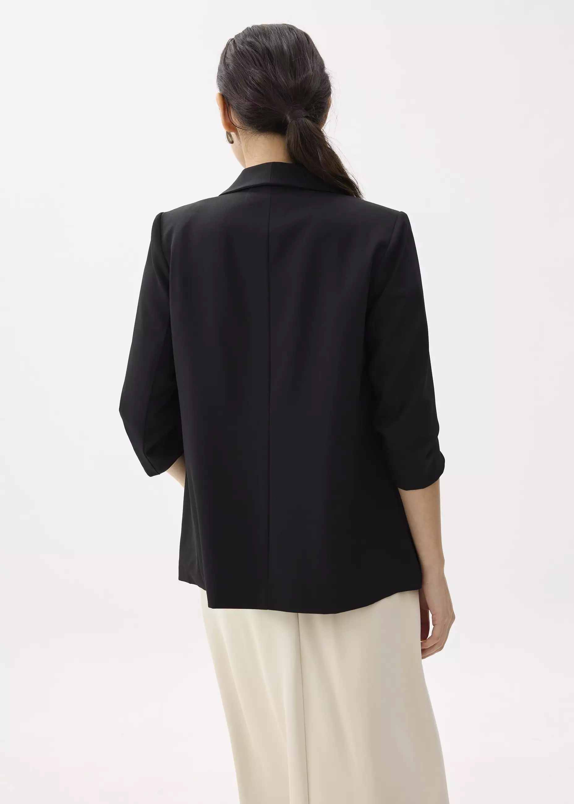 Blazer Wanita - Mili Shawl Collared Blazer