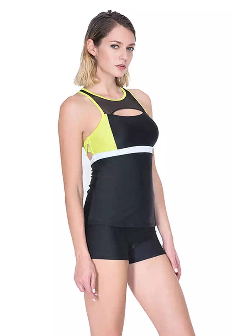 Sports 2 Pieces Tankini Set