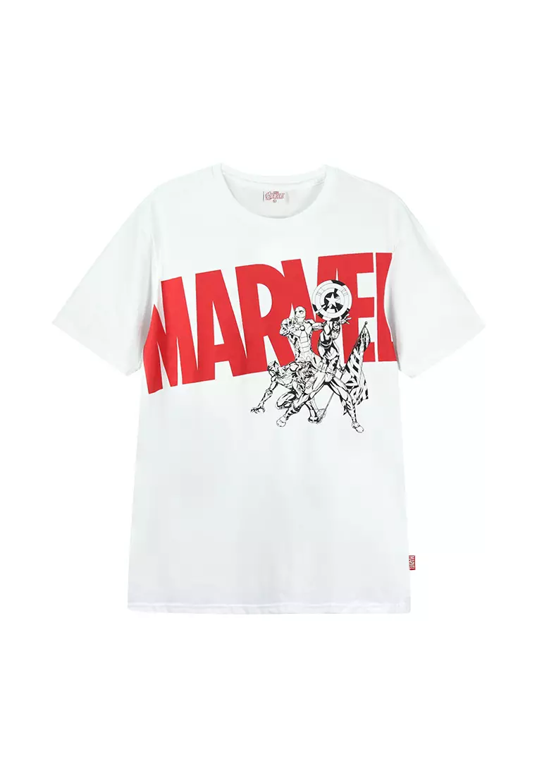 Avengers t shirt white 2025