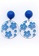 BELLE LIZ blue McKay Blue Floral Round Earrings C9DD3AC886709CGS_1